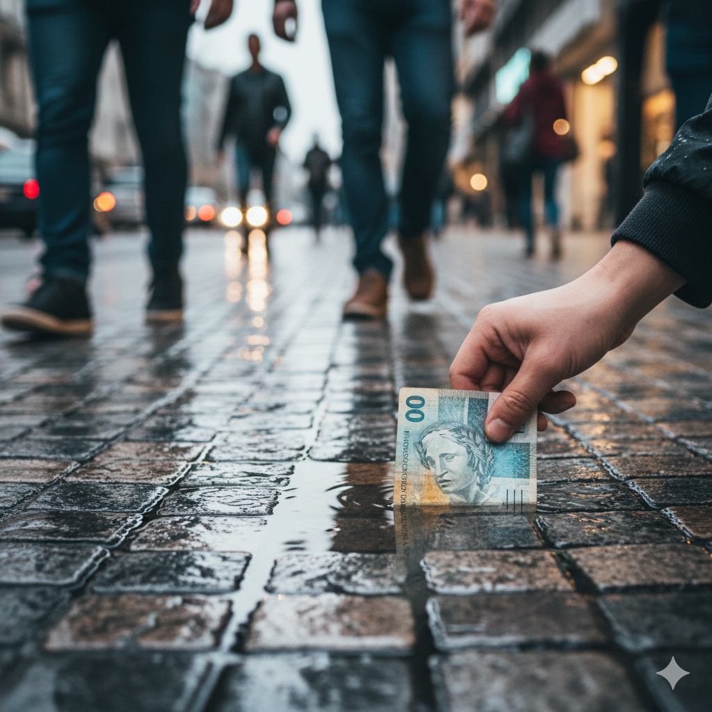 Sonhar que Acha Dinheiro na Rua